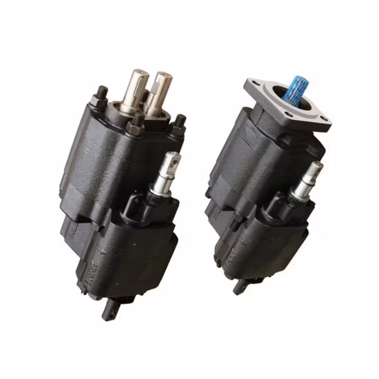 Pompe hydraulique à engrenages Parker C101 C102 avec commande manuelle